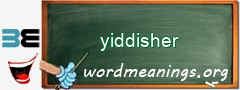 WordMeaning blackboard for yiddisher